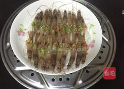 蒜蓉粉丝蒸开背虾的做法图解9