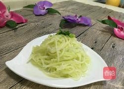 糖盐生拌莴笋丝的做法图解4