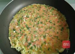 海苔蔬菜鸡蛋饼的做法图解4