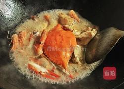 水蟹鲜虾干贝海参砂锅粥的做法图解3