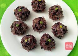 紫米香菇元子的做法图解9