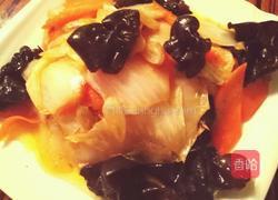 木耳白菜片的做法图解8