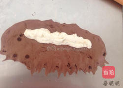 巧克力香蕉奶酪面包的做法图解6