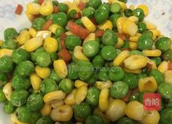 清炒豌豆玉米仁的做法图解8