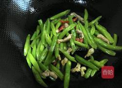 豆角炒肉丝的做法图解4