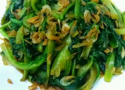 虾仁油麦菜
