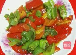 豆皮、红辣椒、青辣椒炒肉片的做法图解4