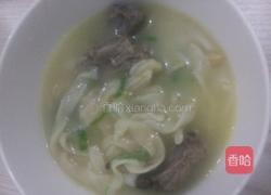 羊排汤手擀面的做法图解5