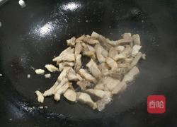 蒜苗炒肉的做法图解4