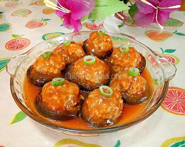 酸甜香菇酿圆子