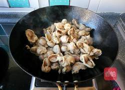 铁锅香辣鸡胗的做法图解6