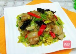包菜粉丝回锅肉的做法图解10