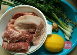 柠檬盐水猪舌头的做法图解1