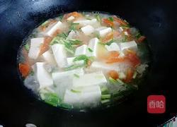 白豆腐番茄汤的做法图解5