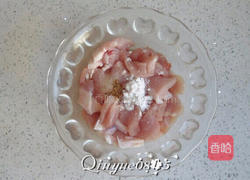 肉炒蒜苔木耳的做法图解4