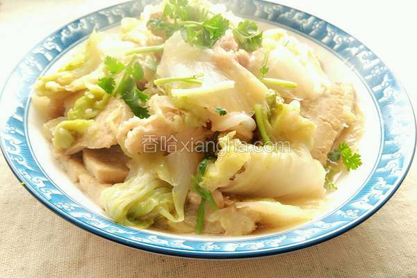 猪肉白菜炖豆腐