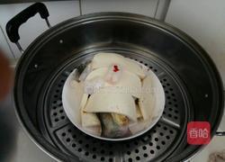 蒸鲳鱼北豆腐的做法图解6