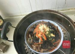木耳酥肉蒸碗。的做法图解5