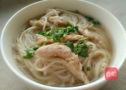 鸡丝热汤面的做法图解9