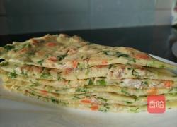 什锦蔬菜鸡蛋饼的做法图解6