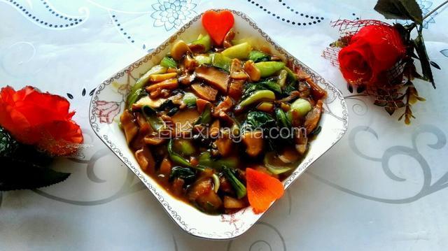 耗油香菇炒油菜