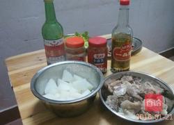 红烧萝卜羊肉的做法图解1