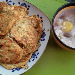 豆腐渣饼配板栗山药大米粥的做法[图]