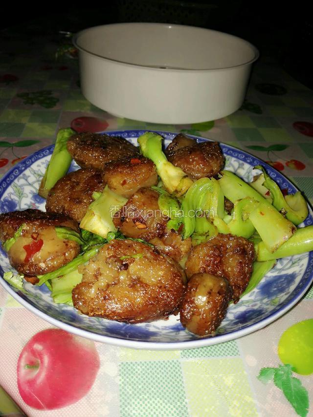 芥菜炒灌肠