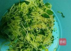 青罗卜菠菜鸡蛋煎饼的做法图解3