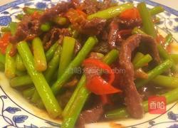 蒜苔炒牛肉的做法图解10