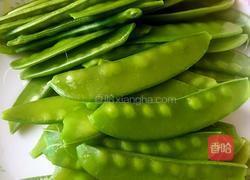 荷兰豆炒香肠的做法图解4