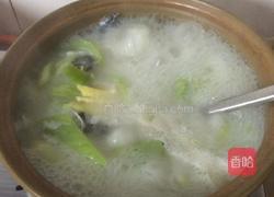 鱼头菜心汤的做法图解8