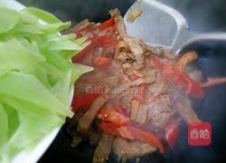 莴笋炒肉的做法图解8