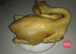 电饭锅盐焗鸡的做法图解6