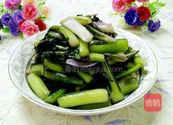 清炒红菜苔的做法图解8