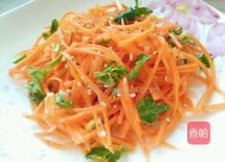 凉拌胡萝卜丝的做法图解6