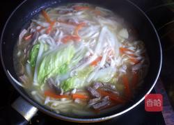 白菜肉丝面的做法图解7