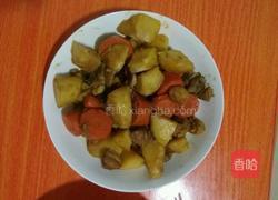土豆胡萝卜烧鸡丁的做法图解7