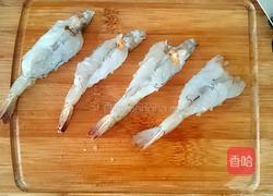 天妇罗（黄金蝴蝶虾）的做法图解3