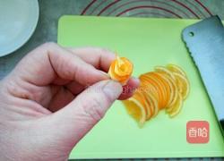 香橙玫瑰花的做法图解3