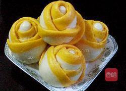 金边玫瑰馒头的做法图解19