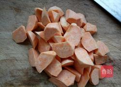 红薯燕麦羹的做法图解1