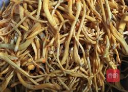 虫草花炒虾仁的做法图解1