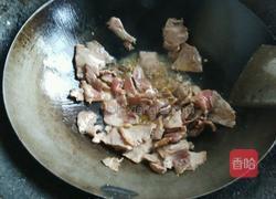 青蒜炒肉片的做法图解4