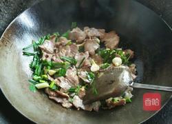 青蒜炒肉片的做法图解6