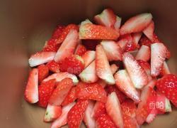 草莓酱面包机版的做法图解2