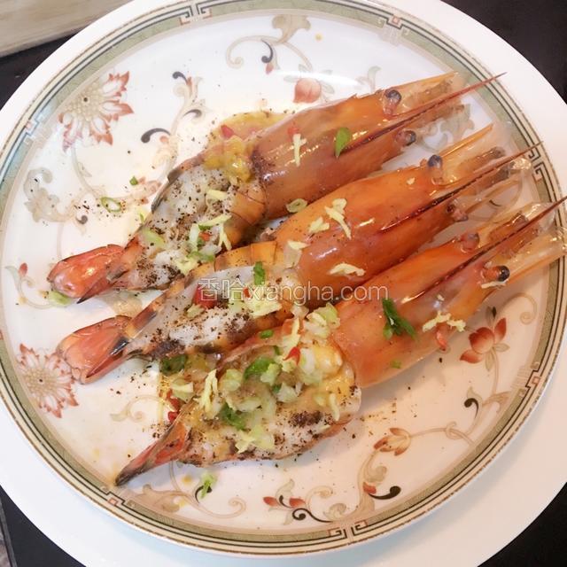 椒盐烤大虾