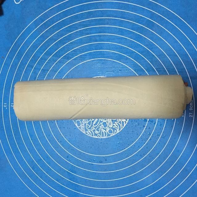 卷成一圈