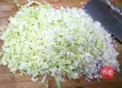白菜剩扣肉包子的做法图解1