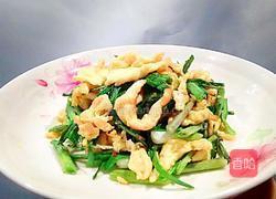 大蒜炒蛋的做法图解7